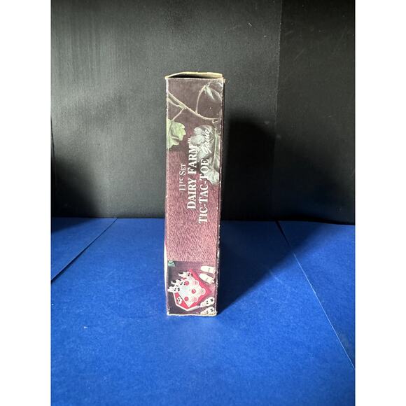 New in Box Tic Tac Toe game Dairy Farm 10 pc set Vintage - Picture 2 of 10